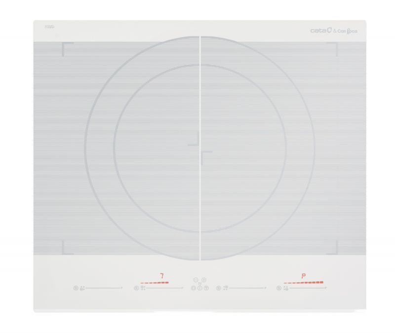 Indukční deska CATA GIGA 600 WH 60 cm 4 zóny gigazóna 40 cm