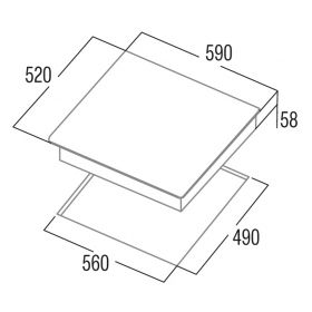 Indukční deska CATA IB 6324 E2 BK