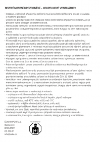 CATA e150 GTH sklo hygro časovač bílý