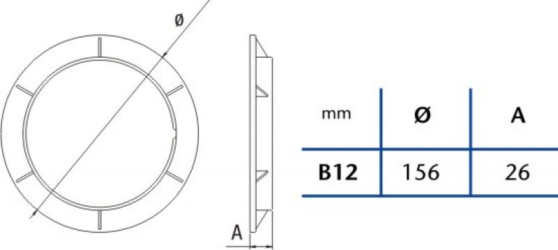 Upevňovací kroužek B-12