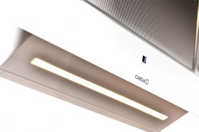 Odsavač par CATA JUNO Nerez/Bílé sklo 600