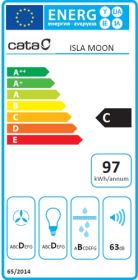 Odsavač par CATA ISLA MOON 400