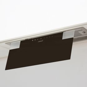 Odsavač par CATA GC DUAL 45 Černé sklo EXTRA TICHÁ A VÝKONNÁ