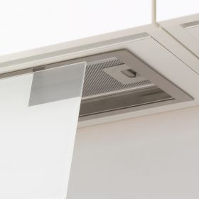 Odsavač par CATA GC DUAL 75 Bílé sklo EXTRA TICHÁ A VÝKONNÁ