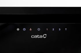 Odsavač par CATA GC DUAL 75 Černé sklo EXTRA TICHÁ A VÝKONNÁ