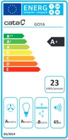 Odsavač par CATA GOYA Bílé sklo 900