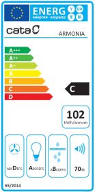 Odsavač par CATA ARMONIA 60 Nerez