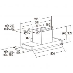 Odsavač par CATA CORONA 60 Nerez