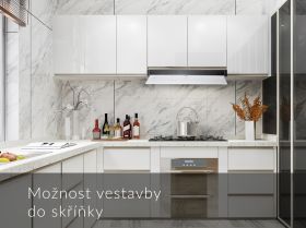 Odsavač par CATA TENTA 900 Nerez / Bílé sklo