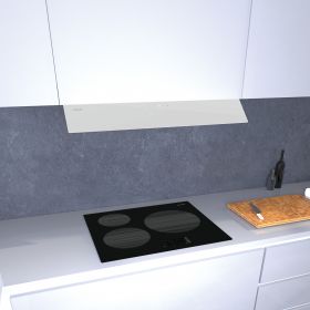 Odsavač par CATA TENTA 900 Nerez / Bílé sklo