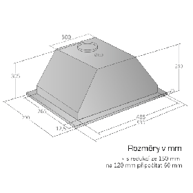 Odsavač par EMPIRE VD 204060 Nerez