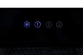 Odsavač par EMPIRE VD TIBERA 60 Černé sklo