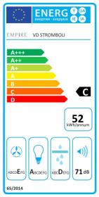 Odsavač par EMPIRE VD STROMBOLI 50 Nerez – jediný výsuv na trhu se zadním i horním odtahem