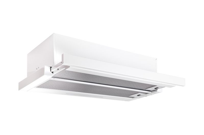 Odsavač par EMPIRE VD STROMBOLI 60 Bílá – jediný výsuv na trhu se zadním i horním odtahem