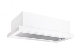 Odsavač par EMPIRE VD STROMBOLI 60 Bílá – jediný výsuv na trhu se zadním i horním odtahem