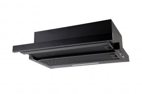 Odsavač par EMPIRE VD STROMBOLI 60 Černá – jediný výsuv na trhu se zadním i horním odtahem