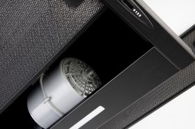 Odsavač par EMPIRE VD STROMBOLI 60 Černá – jediný výsuv na trhu se zadním i horním odtahem