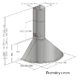 Odsavač par EMPIRE KD 316050