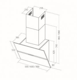 Odsavač par EMPIRE KD 319060