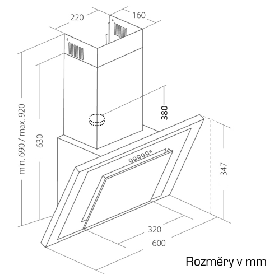 Odsavač par EMPIRE KD 329060