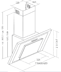 Odsavač par EMPIRE KD 331050