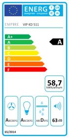 Odsavač par EMPIRE VIP KD 511050 + DÁLKOVÉ OVLÁDÁNÍ