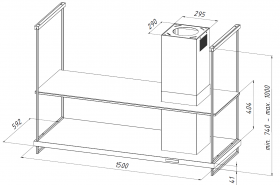 Odsavač par EMPIRE VIP OD SASSARI 150