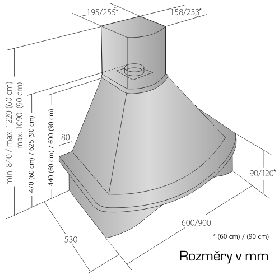 Odsavač par EMPIRE KD 302090