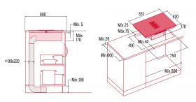 Indukční deska s integrovaným odsavačem par NODOR NorCook IS N8426 BK