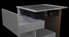 Indukční deska s integrovaným odsavačem par CATA IAS 6024