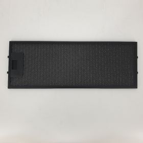Tukový filtr 158 x 429 x 8 se zaobleným rámem černý