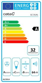 CATA GC DUAL 45 Bílé sklo