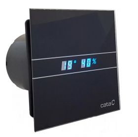 CATA e120 GBTH sklo hygro časovač černý
